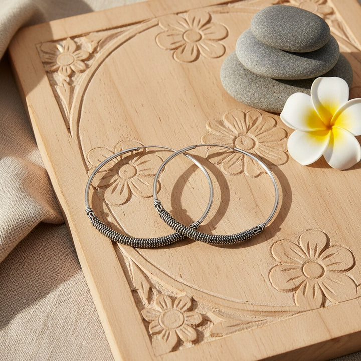 Argollas Únicas Bali 40MM