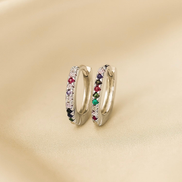 Huggies de Plata Colores