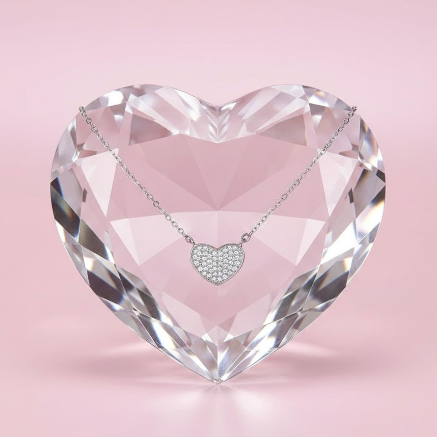 Collar Plata 🤍 Corazón