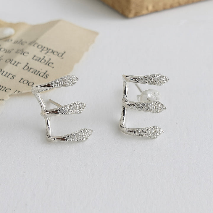 Aretes de Plata Escalador Extra Brillo 🔅