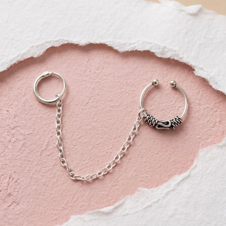 Aretes de Plata Escalador Entrelazados 😍