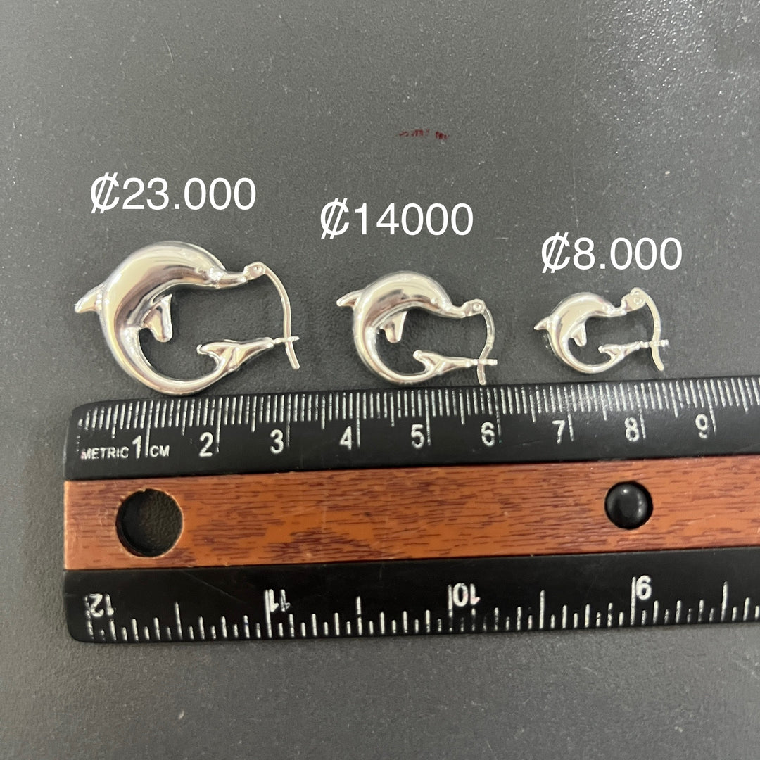 Argollas de Plata Delfín