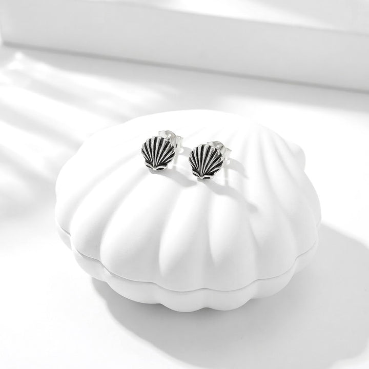 Aretes Conchas Plata