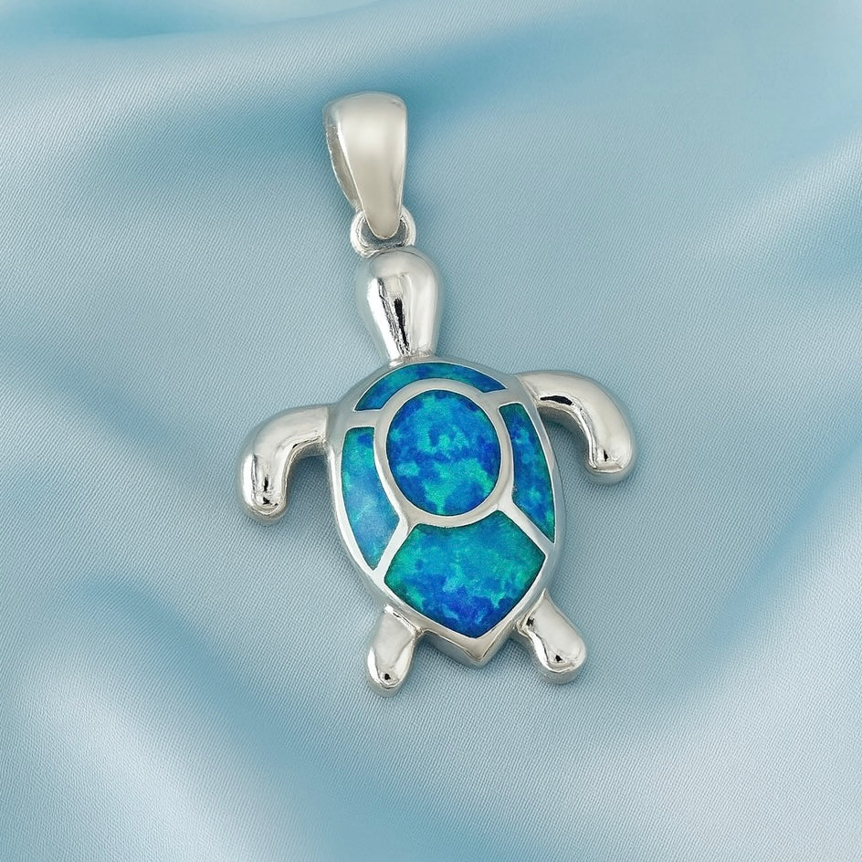 Dije tortuga Ópalo Plata 925