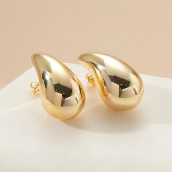 Aretes Acero Gota 30MM