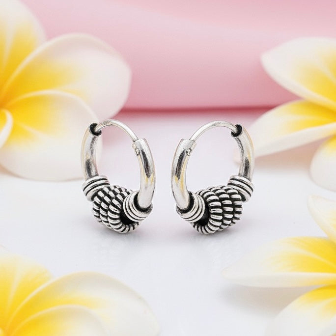 Argollas Triple Nudo Bali 10MM