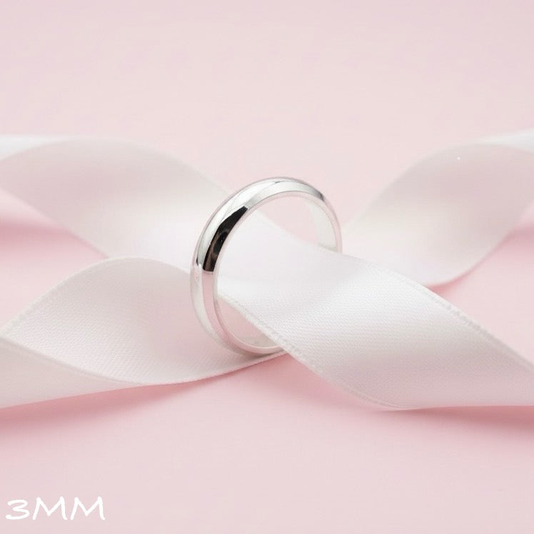 Anillo Plata Matrimonio 3MM