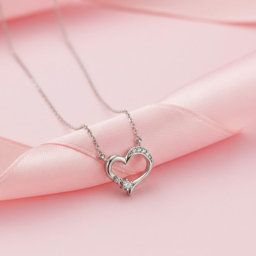 Collar Plata Corazón ❤️