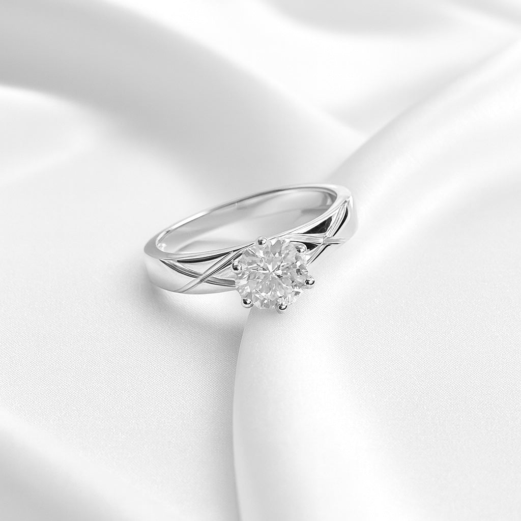 Anillo de Compromiso Raya  💋Plata 925