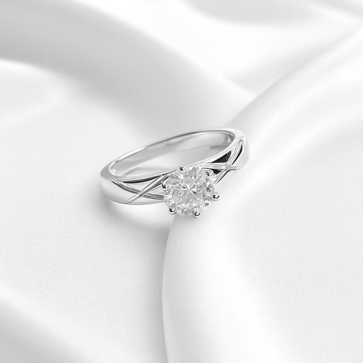 Anillo de Compromiso Raya  💋Plata 925