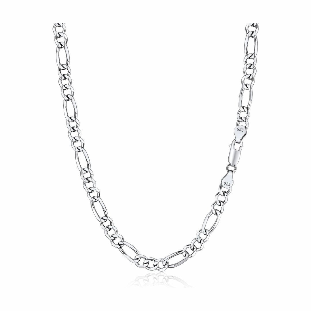 Cadena de Plata Figaro 4MM