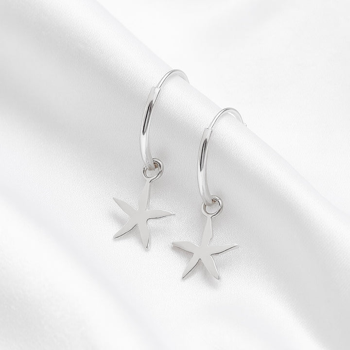 Argollas Colgantes Estrellas