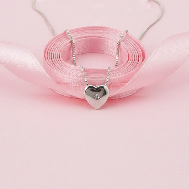 Collar Plata Corazón
