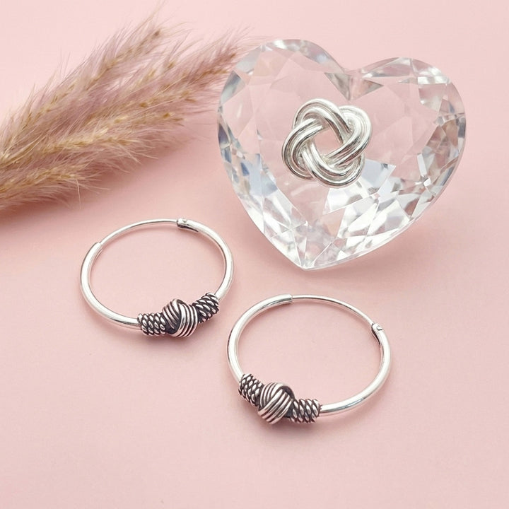 Argollas Nudo Amor Bali 20MM