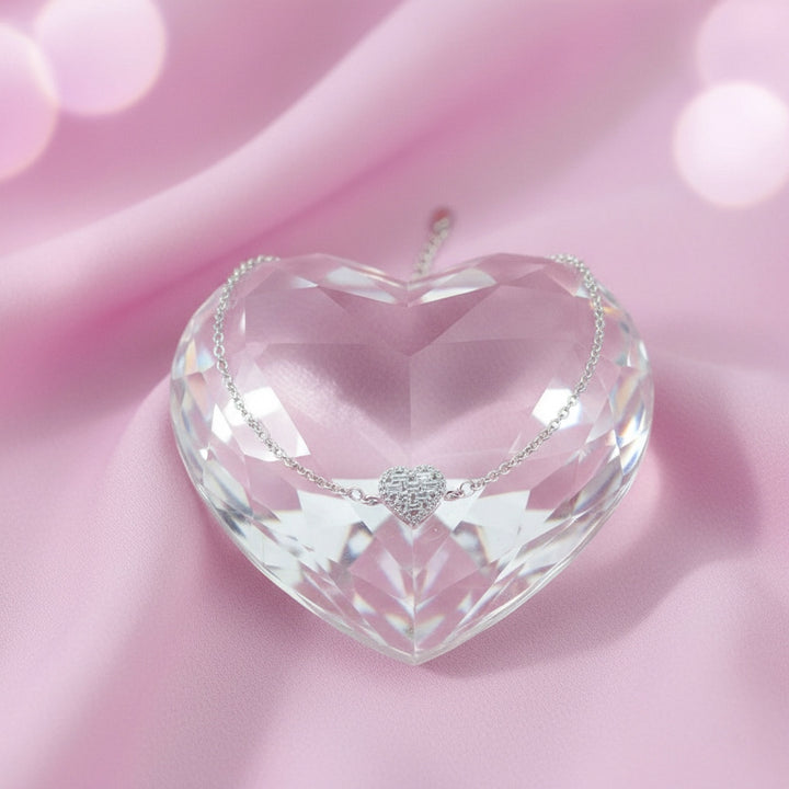 Pulsera Plata Corazón