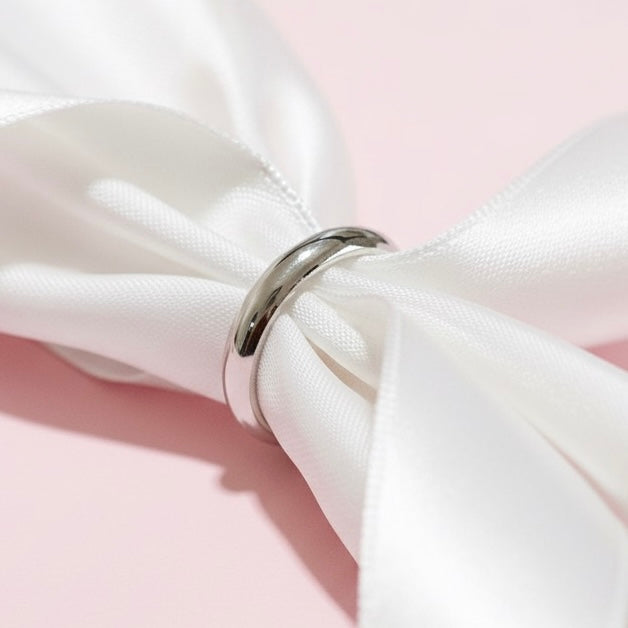 Anillo de Plata Matrimonio 4MM