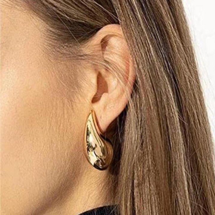 Aretes Acero Gota 30MM