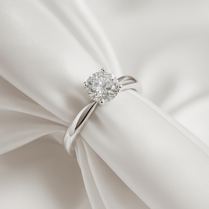 Anillo de Compromiso Luna Liso 🌙Plata 925