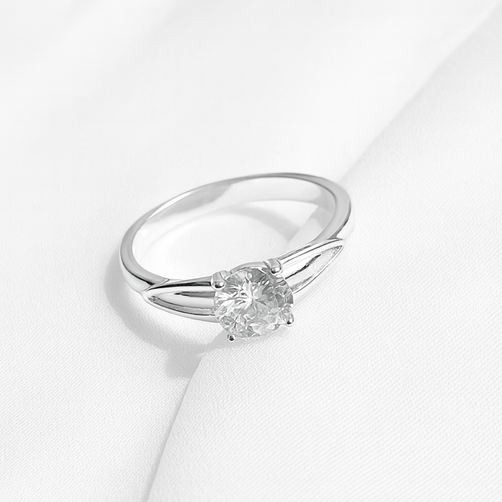 Anillo de Compromiso Hoja  🍃 Plata 925