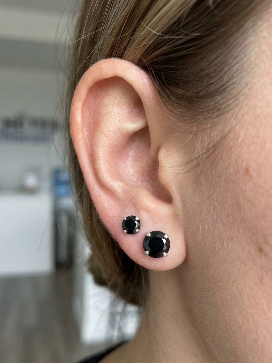 Aretes Plata Chispas