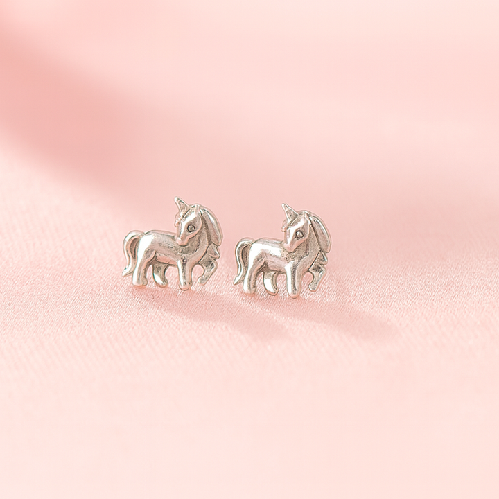 Aretes Unicornio Plata 🦄