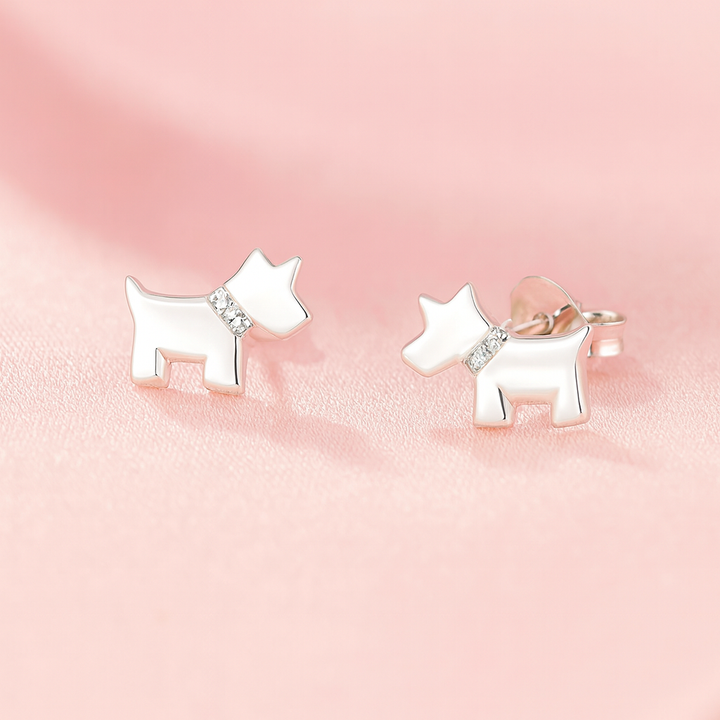 Aretes de Plata Perro 🐕