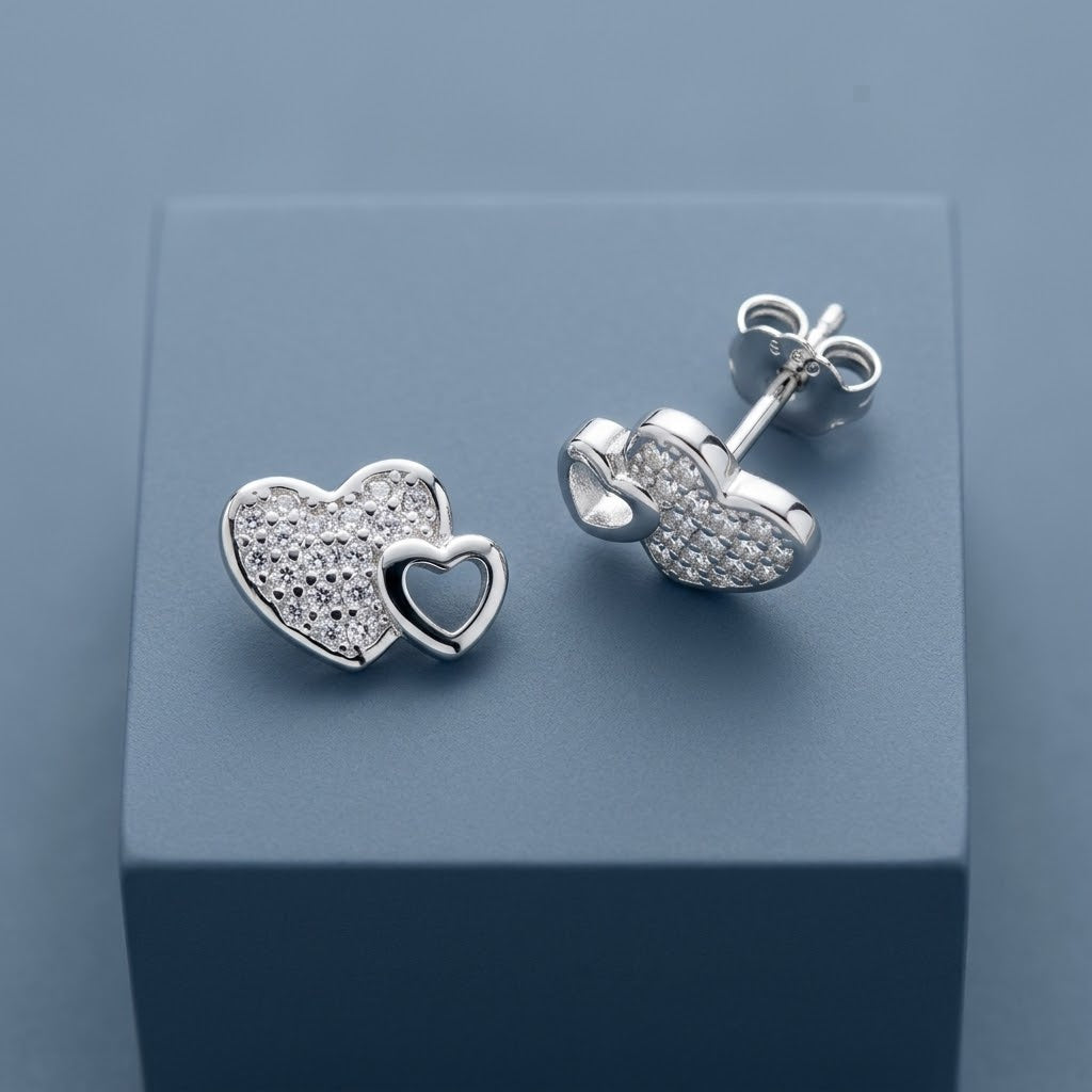 Aretes ❤️ Plata 11MM