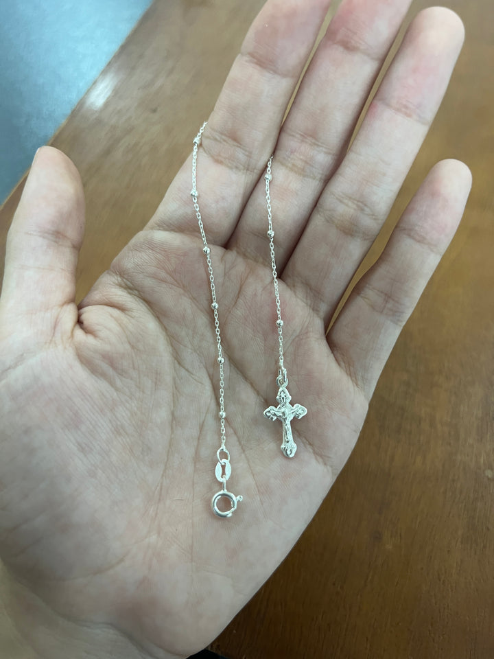 Pulsera Cruz Plata 925