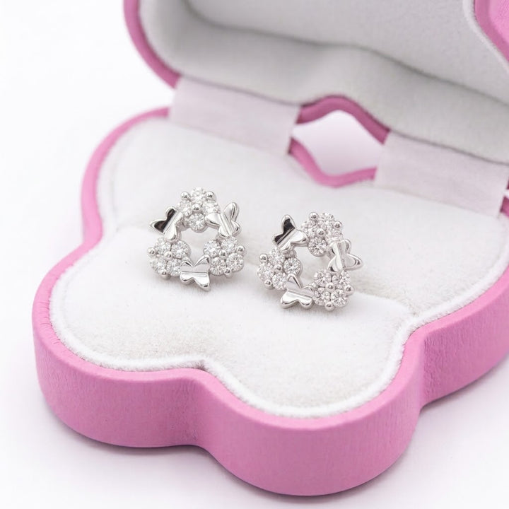 Aretes Plata Mariposa