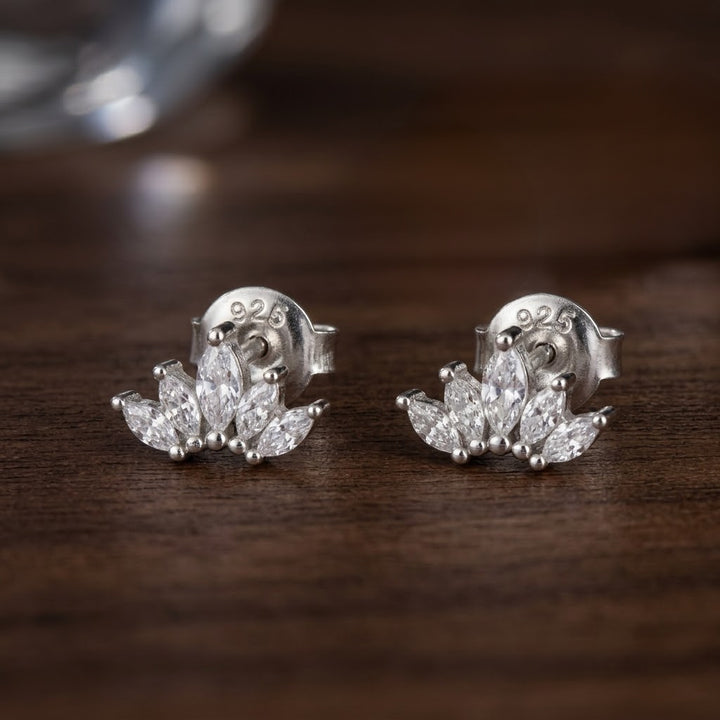 Aretes de Plata Flor