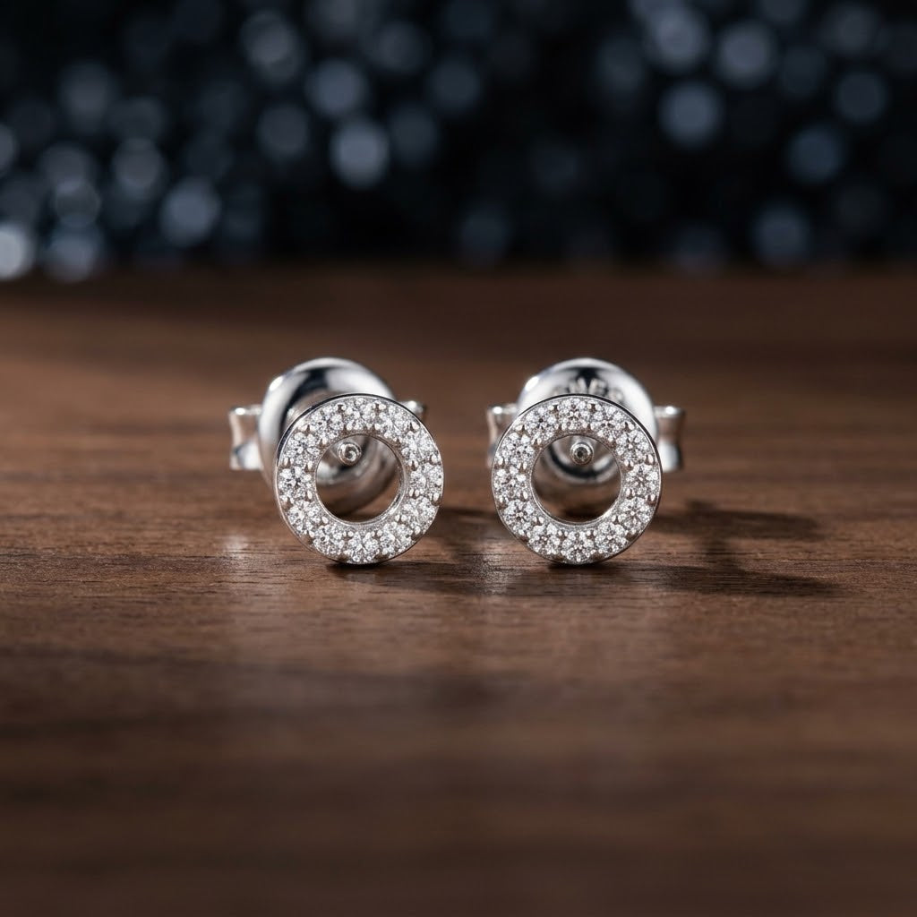 Aretes Plata Mini 6MM