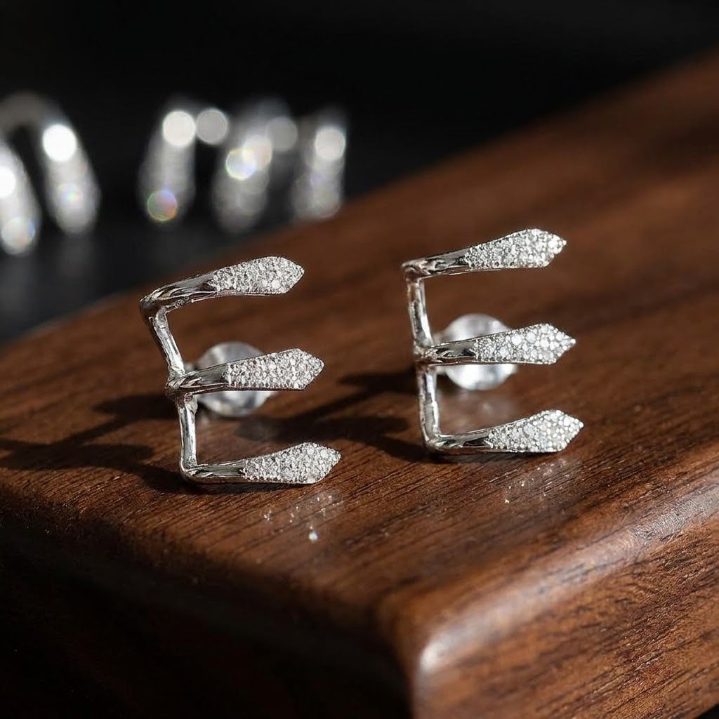 Aretes de Plata Escalador