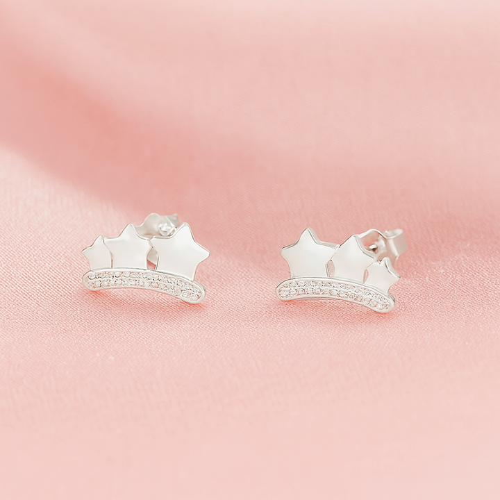 Aretes de Plata Stars