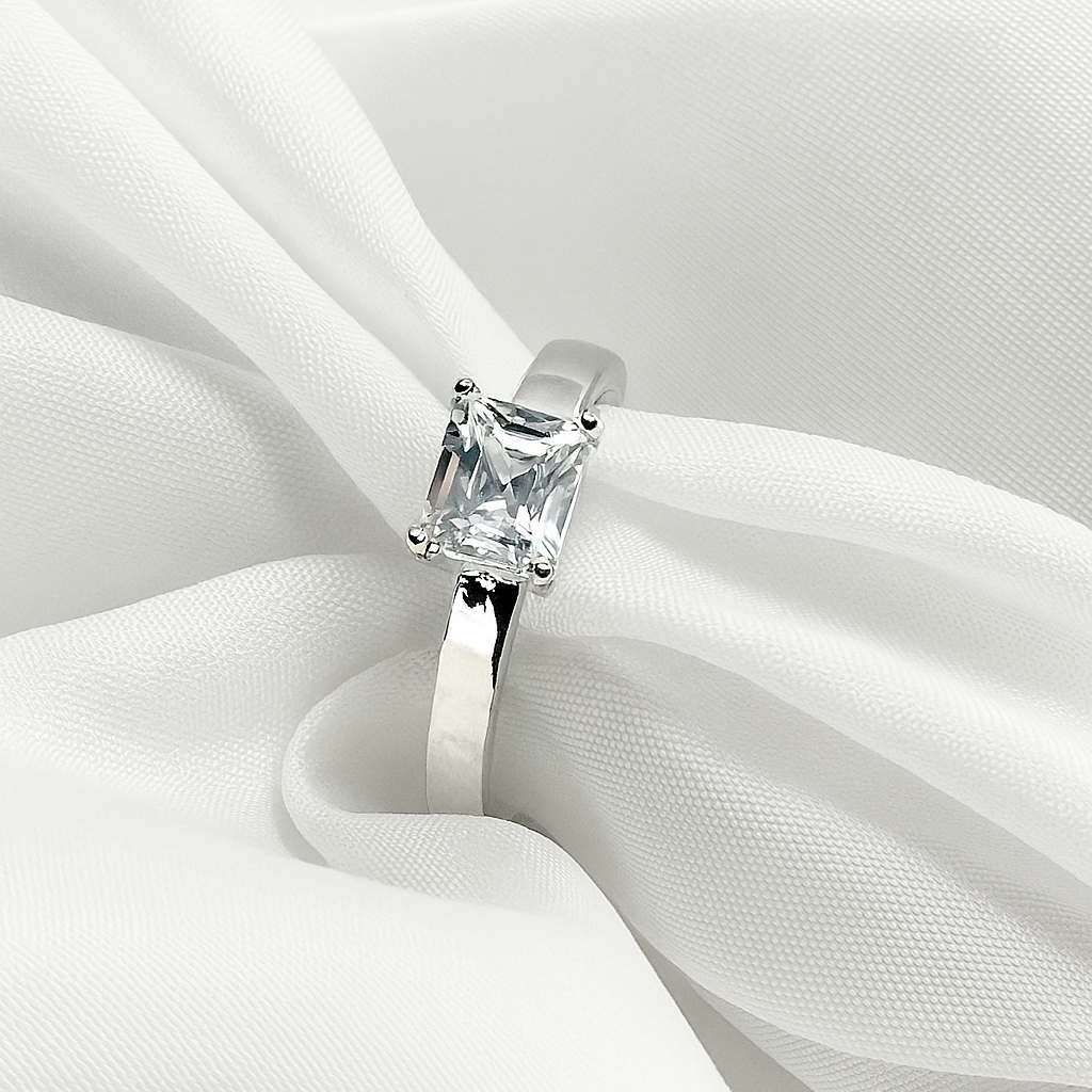 Anillo de Compromiso Plata 925