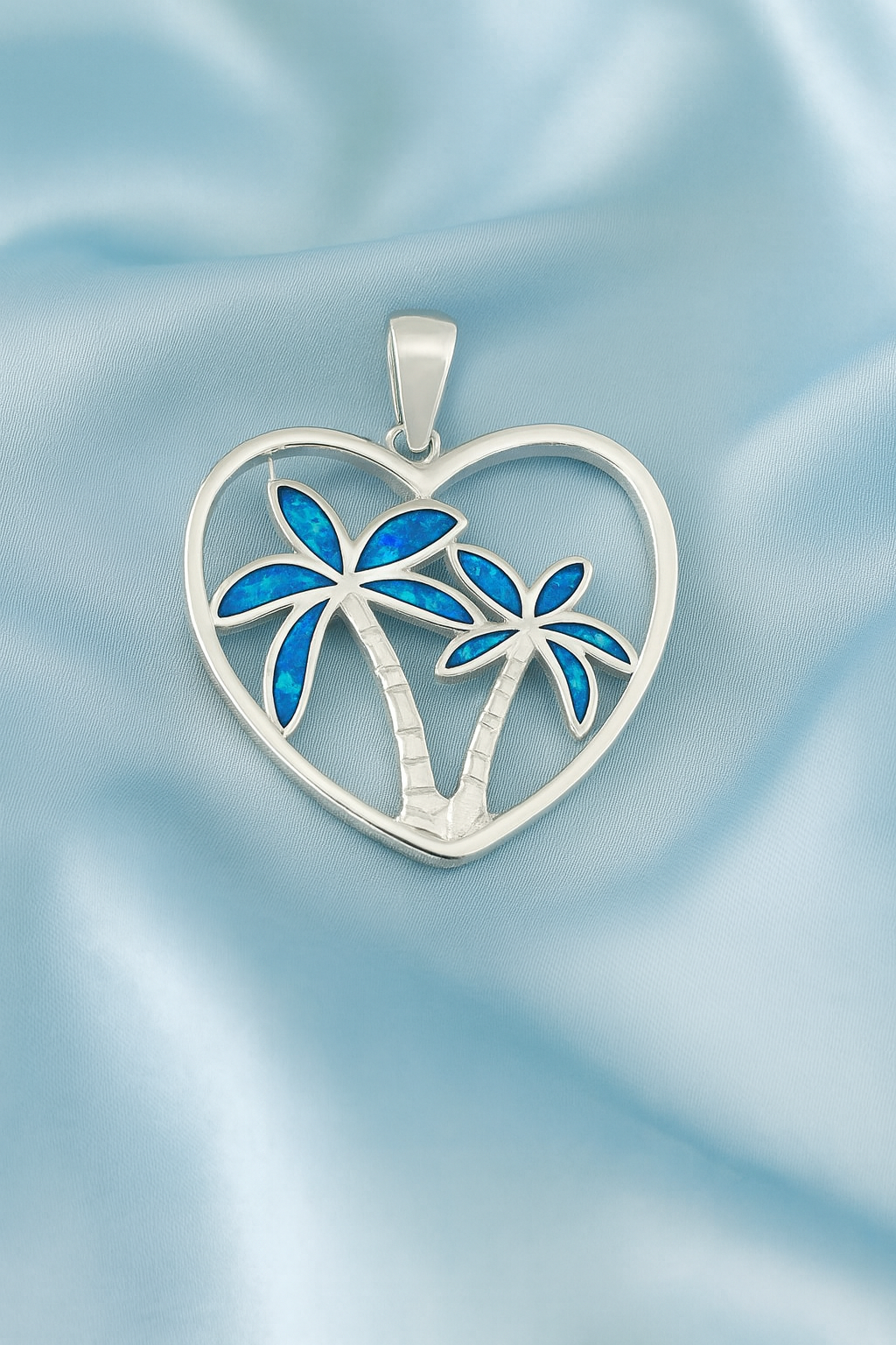 Dije Palmeras Ópalo Plata 925