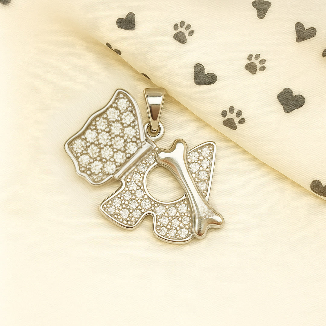 Dije Perro hueso 🍖 Plata 925