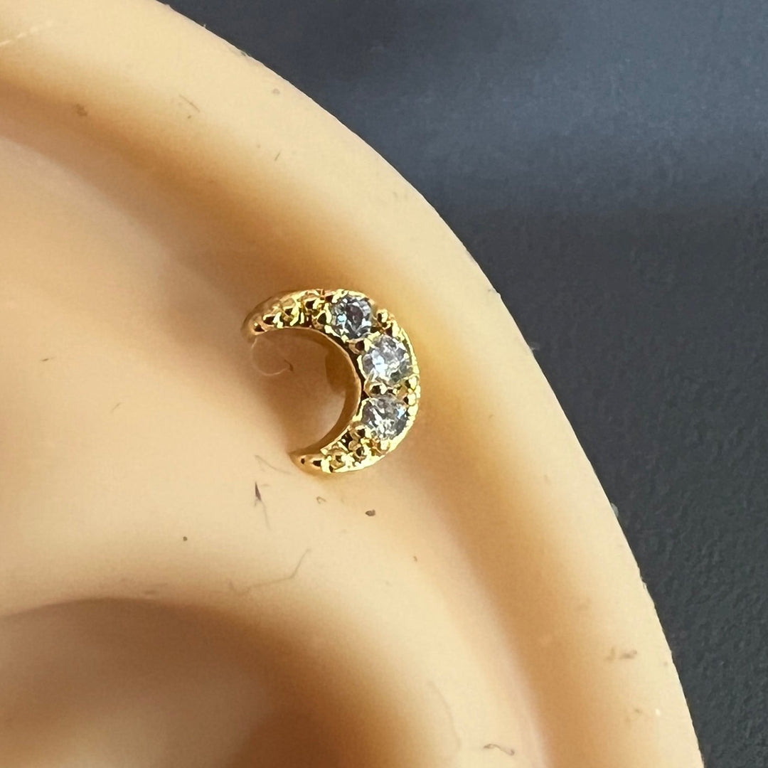 Arete Quirúrgico 🌙 Luna Dorado