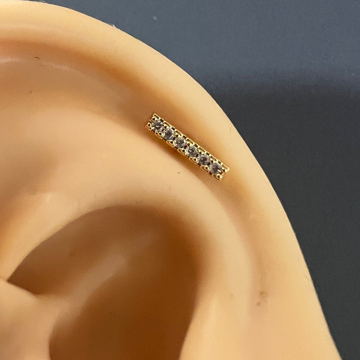 Arete Quirúrgico 🧡 Recto Dorado