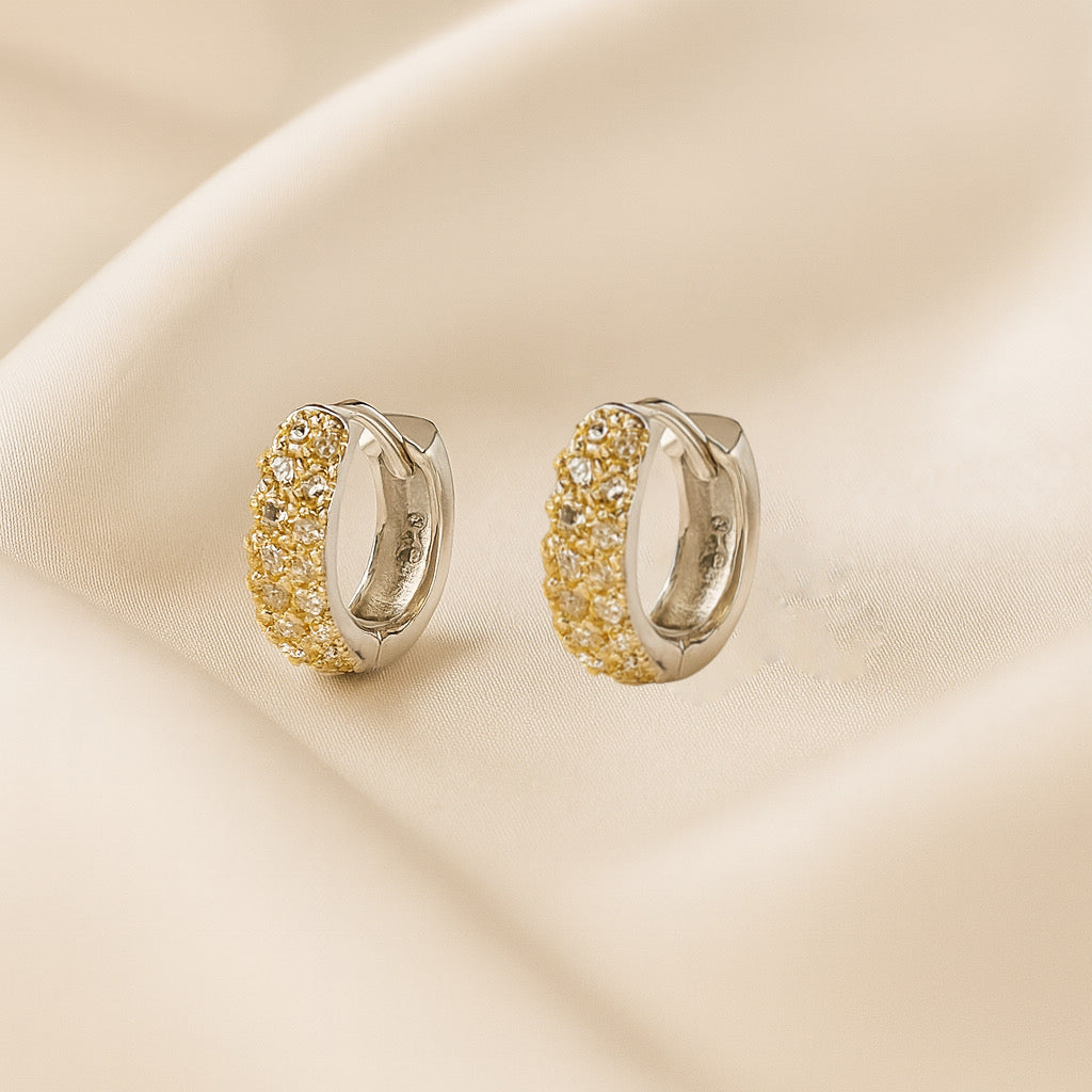 Huggies Plata 💎Dorado