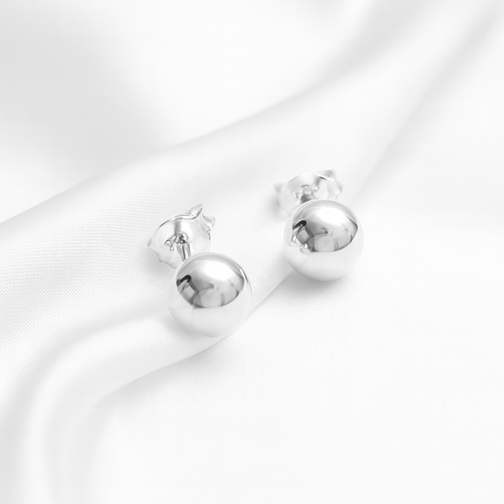 Aretes Plata 🔴 Circulo Liso 5MM