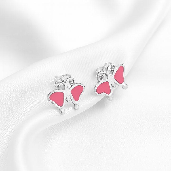 Aretes de Plata Mariposas
