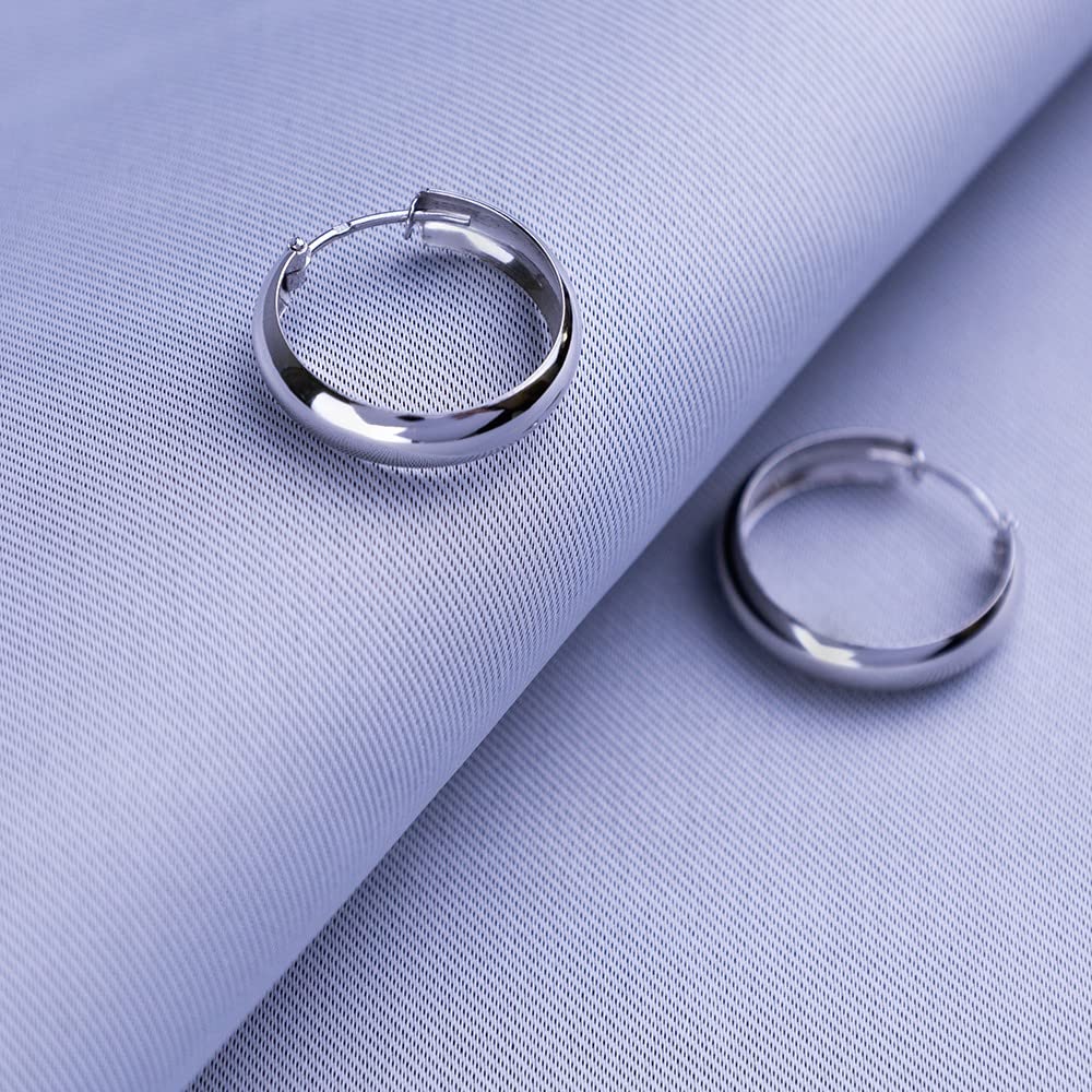 Argollas Divinas 20MM Plata