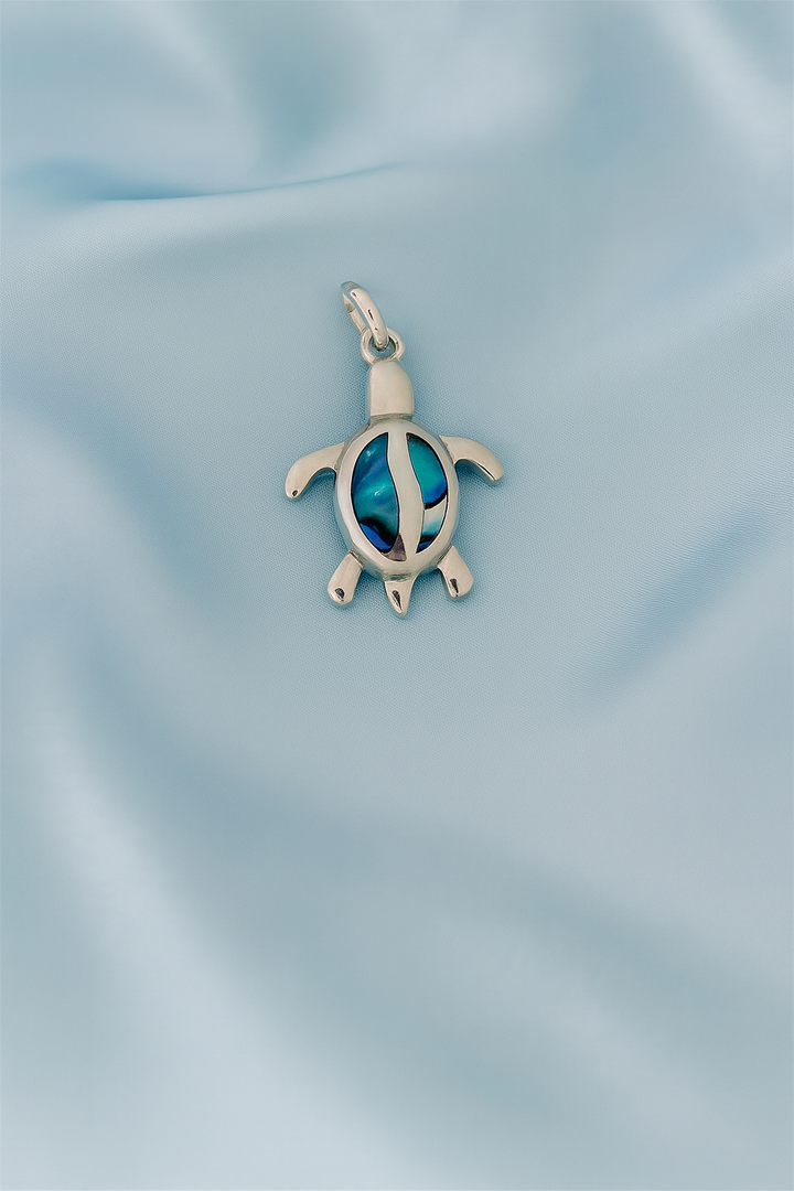 Dije de Plata Tortuga Abulon pequeña