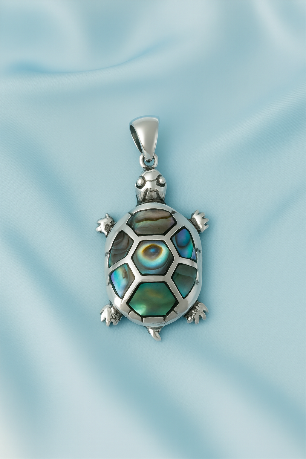 Dije de Plata Tortuga Abulon