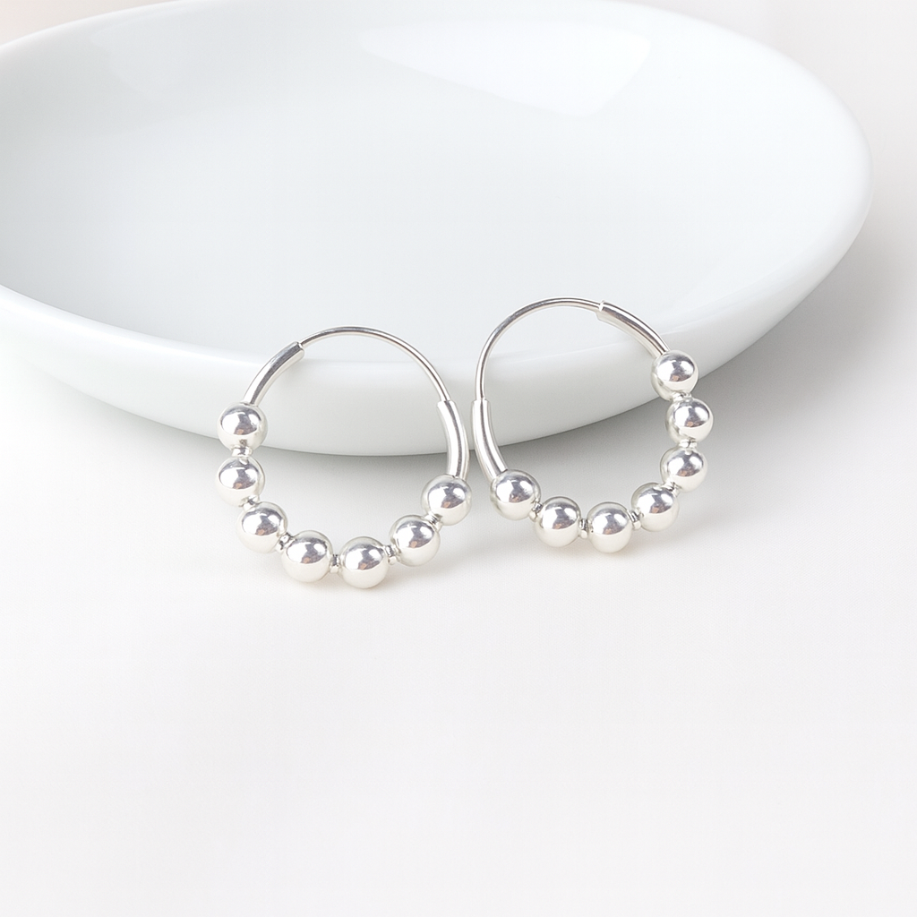 Argollas 8 Bolitas 18MM