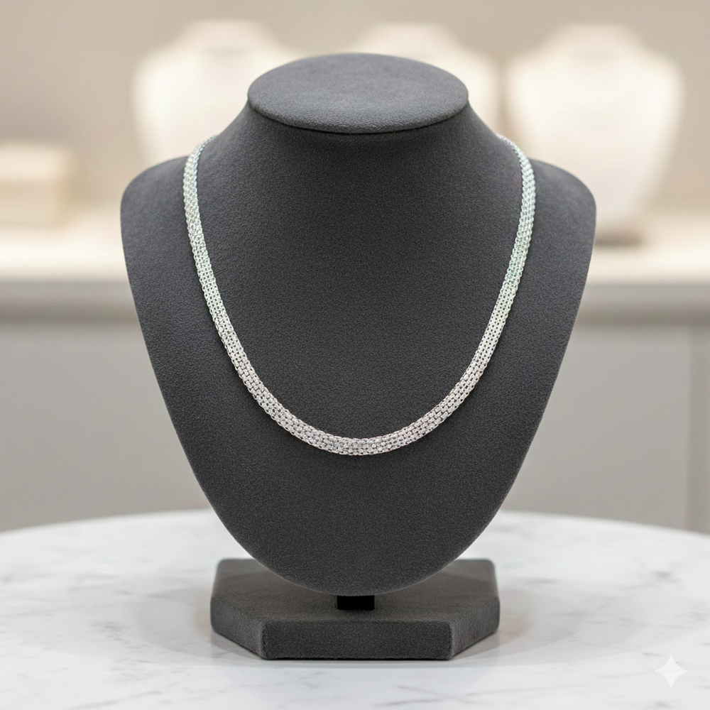 ✨ Cadena Bismark de Plata 925 - Elegancia Impecable