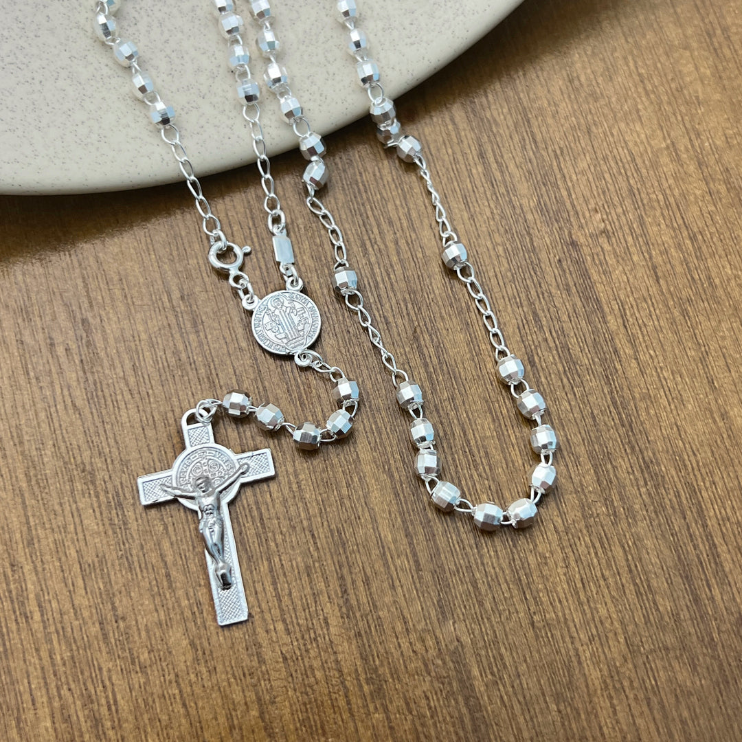 Rosario Plata San Benito 3MM