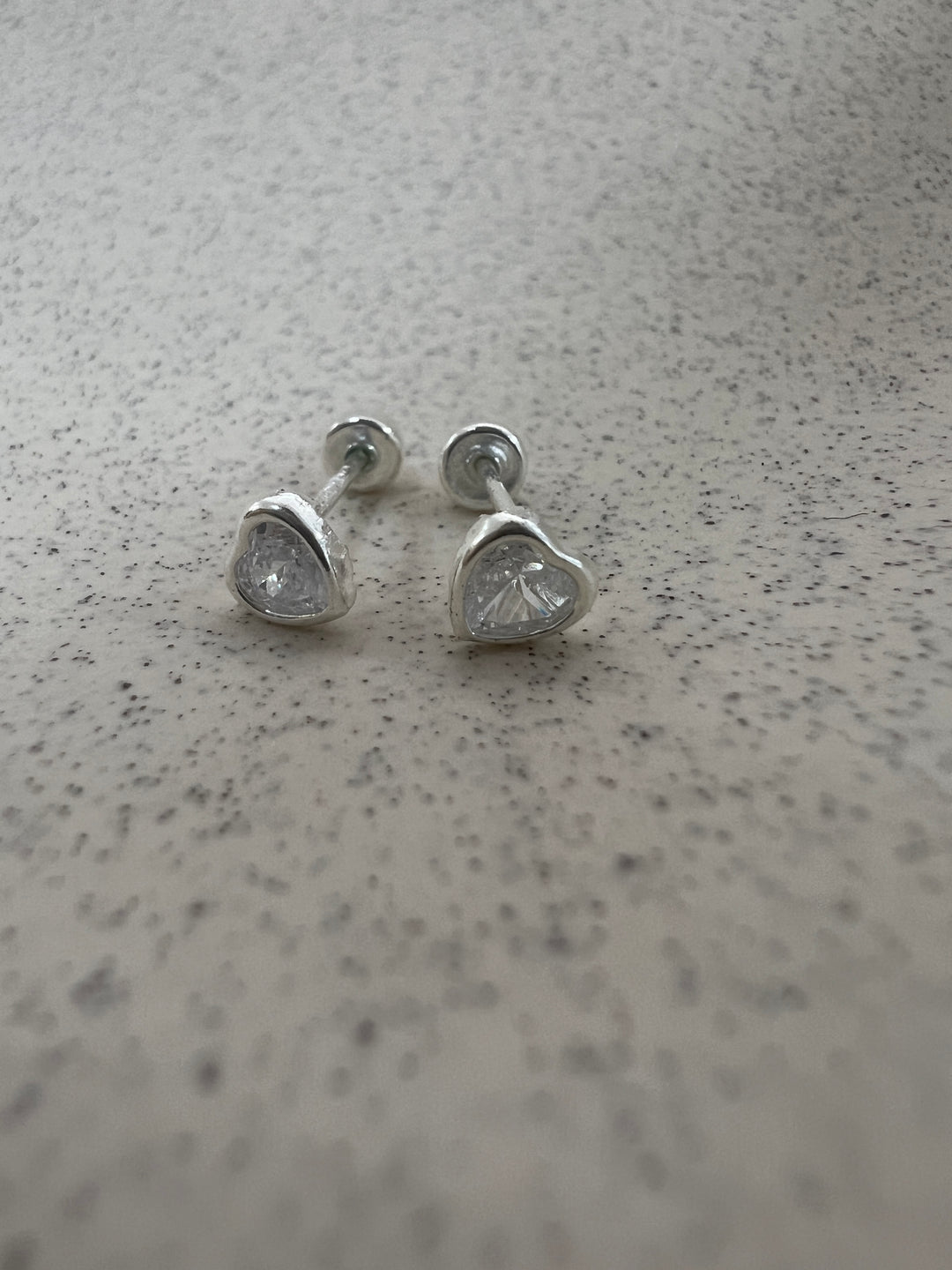 Aretes Corazón Bicel 5MM Plata