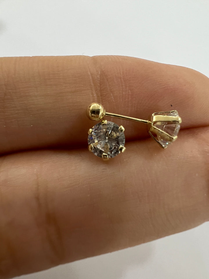 Aretes de Oro 10k Deneb 5MM