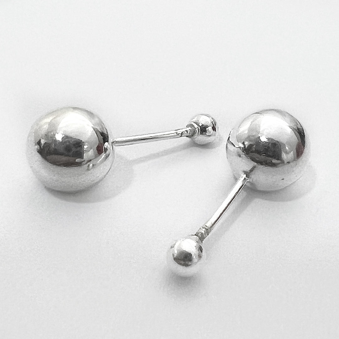 Aretes Bola 4MM Plata